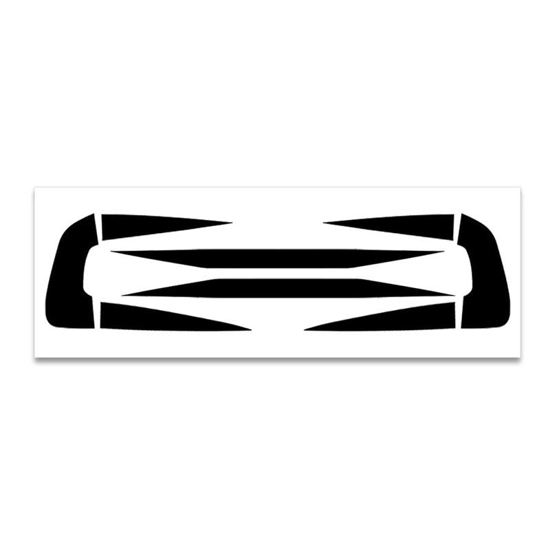 Auto-Rückleuchten-Aufkleber Überlagerungen Rückleuchten-Aufkleber Augenlid Vinyl-Tönungsfolie für Dodge Charger 2015- Auto-Außenzubehör