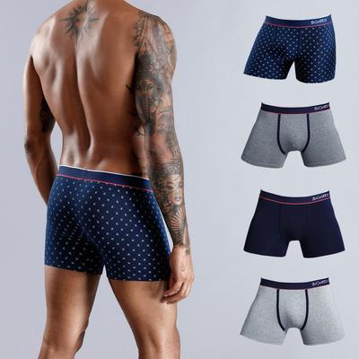 4 τεμ. Μποξεράκια με Σχέδια Για Άνδρα Εσώρουχα Σέξι Βαμβακερά Ανδρικά Καλσόν Μεγάλα Μεγέθη Καλσόν Μάρκες