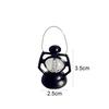 2Pcs Puppenhaus Miniatur Retro Kerosin Lampe Modell Kinder Spielzeug DIY Zubehör