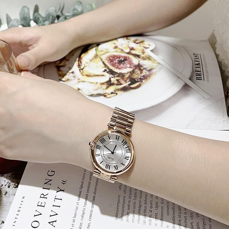 Personalized Wind Steel Strap Strap Watch Women'S Watch Fashion Watch Femininity Small Dial Women