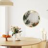 61cm Decorative Wall Mirror for Bedroom Living Room, Modern Round Bathroom Mirror for Home Decor, Gold Tone
