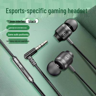 HD Microphone Gaming Noise-Cancelling Wired In-Ear Earphones with In-line Control for Music and PUBG – Model R7