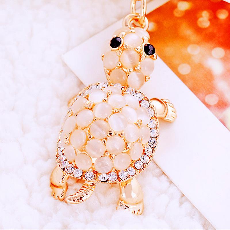 Cute Owl Crystal Rhinestones Crsytal Car Bag Keys Exquisite Pendant Cartoon Trendy Animal Key Chains Bag Charm