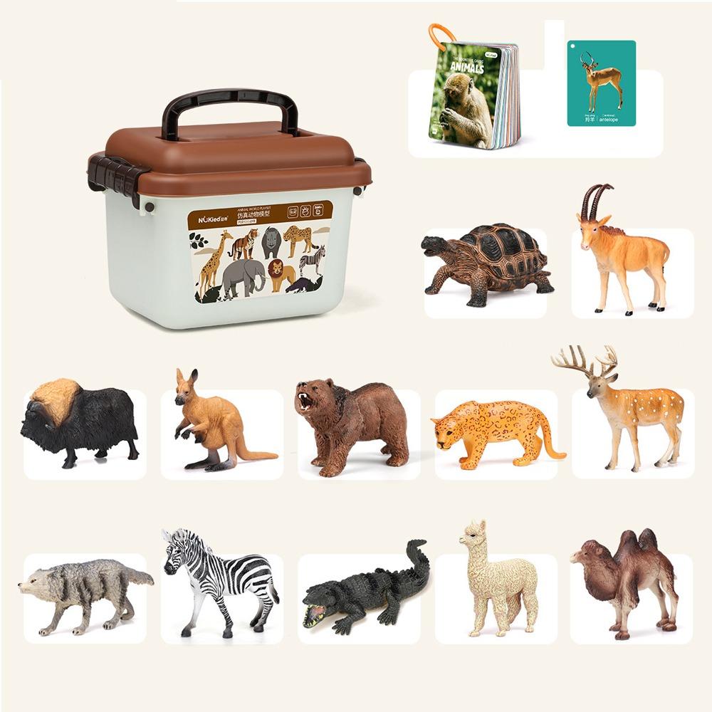 Simulation Farm Animal Model Toy Mini Lifelike Animal Figurines Animal Action Figures  for Children