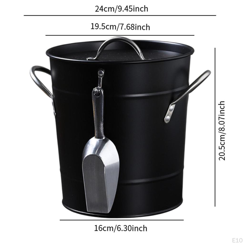 Tub with Lid And Scoop for Wine, Beer, More