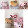 Hello Kitty Cartoon Cat Plush Blanket With Embroidered Design For Office Napping