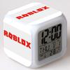 Alarm Printing Roblox Glowing Led Color Change Digital Colorful Luminous Clock