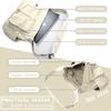 Canvas Messenger Bag Large Hobo Crossbody Bag with Multiple Pockets Casual Shoulder Tote Bag for Women and Men