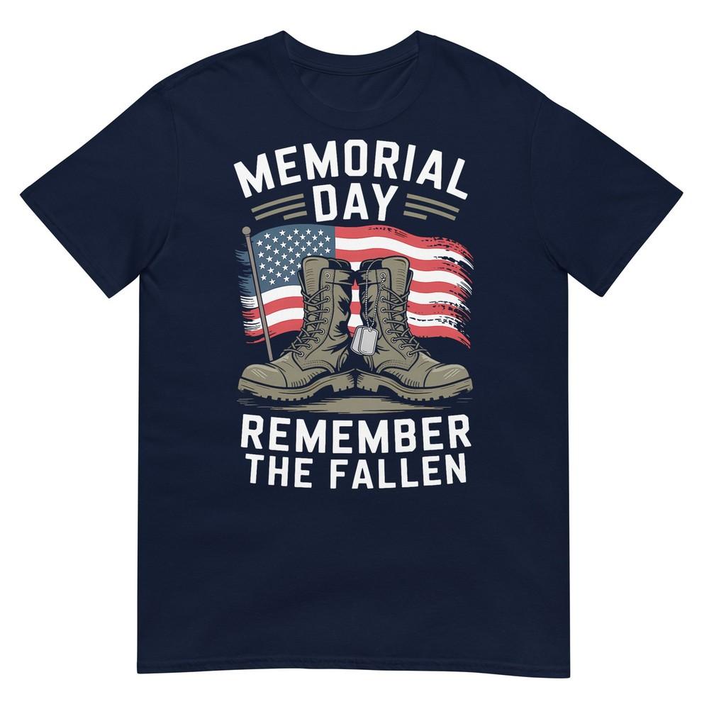 Remember The Fallen Veteran Military Vintage TShirt S