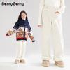 BARRY BANNY Girls' Fleece-Lined Straight Leg Pants