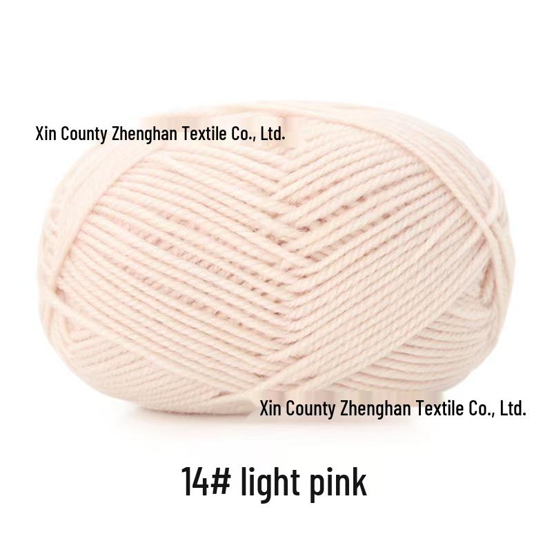 Snowy Velvet 3-Ply Medium Thick Yarn Kit: Knitting Needles, Scarf, Sweater, Baby Yarn, Crochet, DIY Material.