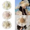 Folding Beach Hat Wide Brim Straw Hat Fashion Sun Hat  Girl