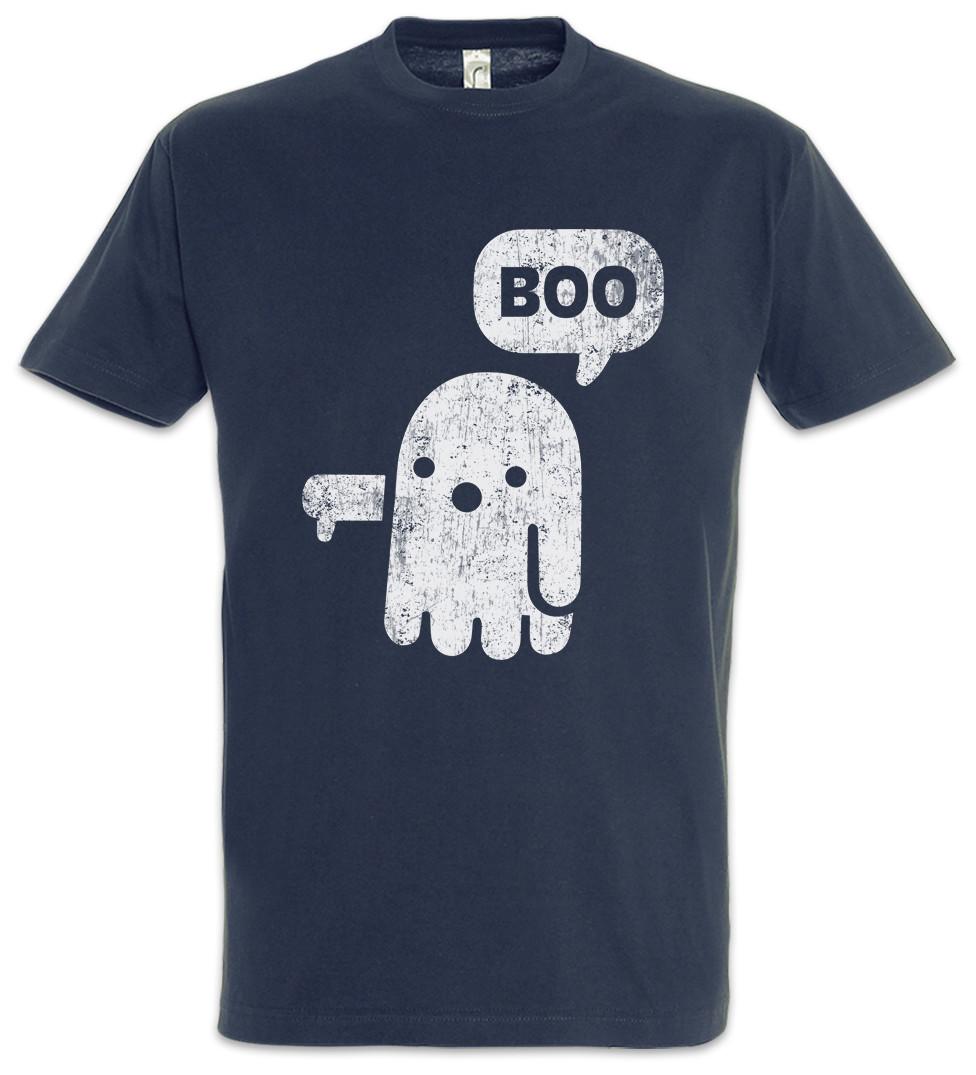 Boo II T-Shirt Mens Womens Tees Top Fun Ghost Spirit Nerd Geek Halloween M