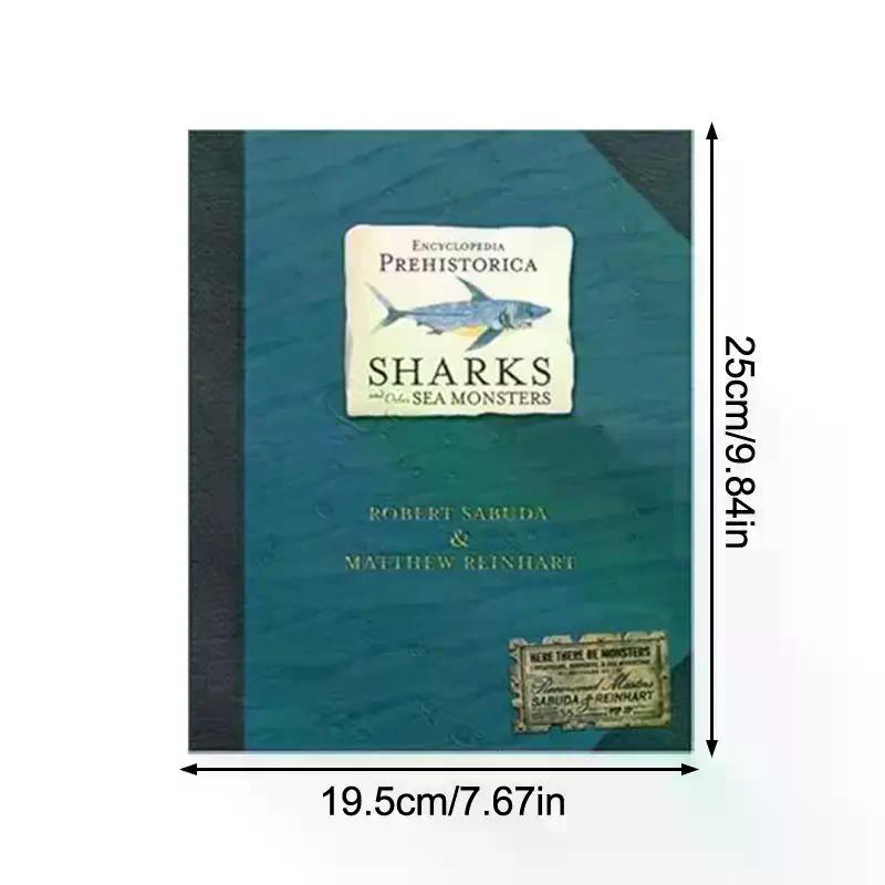 Sharks And Other Sea Monsterss Vivid Illustrations Interactive 3D Sharks Model Book Gift