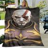 Game God of War Gamers Soft Plush Blanket,Flannel Blanket Throw Blanket for Living Room Bedroom Bed Sofa Picnic Cover Bettdecke