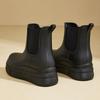 Fashionable Women Thick-soled Water Boots for Rainy Season Waterproof Gumboots