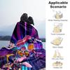 1pc KPop Demon Hunters Outdoor Blanket Lightweight Flannel, All-Season Use for Sofa, Bed, Travel, Camping, Living Room, Office, Couch058