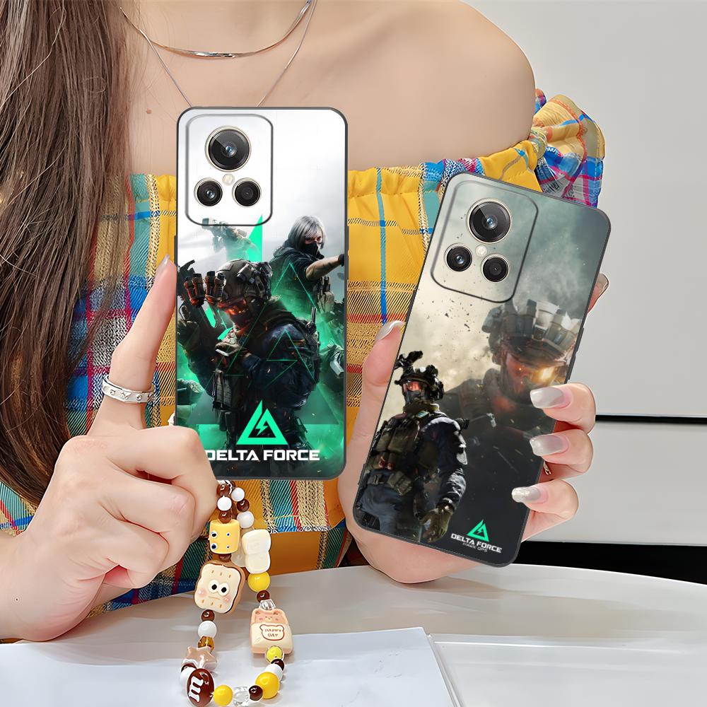Game Delta Force Matte TPU Mobile Phone Case for Realme GT 8 Neo Pro C75 73 71 C67 65 C55 53 C35 31 C20 15 Colorful Cover