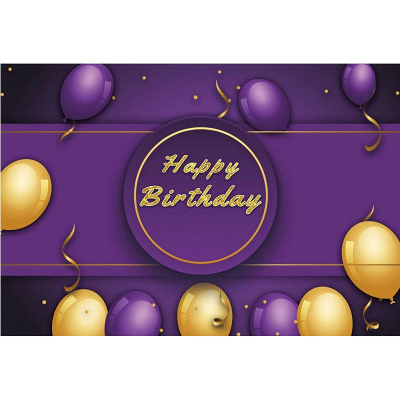 Grattis på födelsedagen Bakgrund Banner Bakgrund Tyg rekvisita Party Dekorera