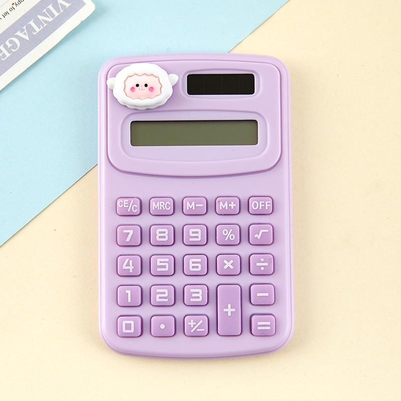 Cartoon Mini Cute Portable Calculator for School and Office