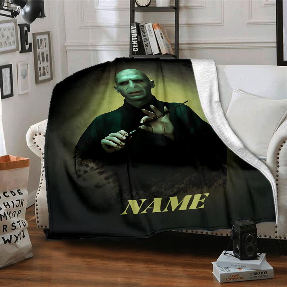 Custom Name "Dark Magic Unleashed" blanket for Couch & Bed, Plush Cozy Fuzzy Blanket Super Soft & Warm Blankets for Fall and Winter. 090888