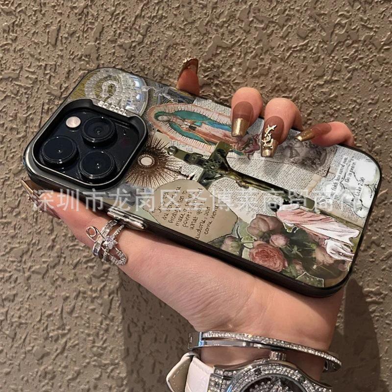 Popular application Apple 15 colored silver iPhone14Pro creative 11promax matte 16 protective case 17