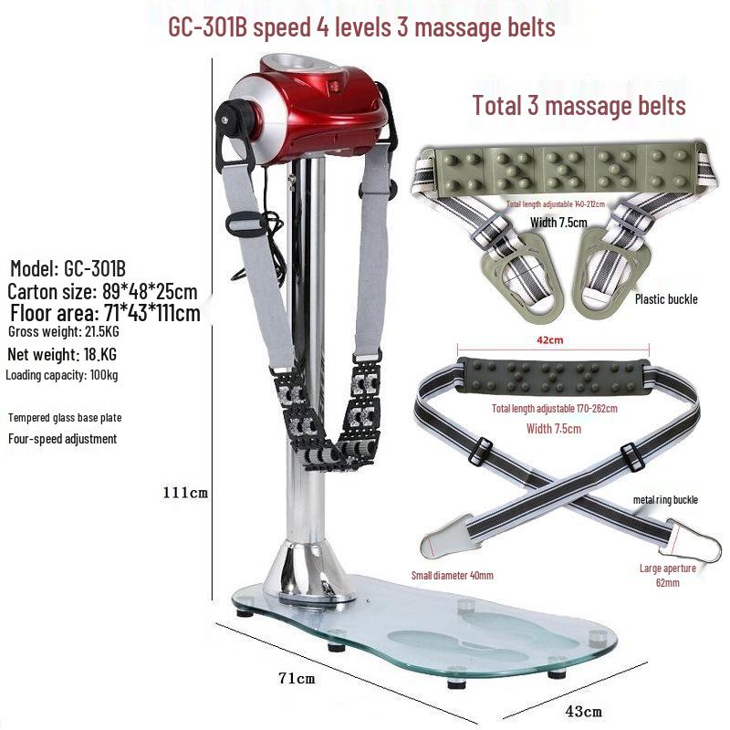 Beauty Body Slimming Massager: Whole Body Shaking Machine for Waist, Fat Burning, and Indoor Fitness.