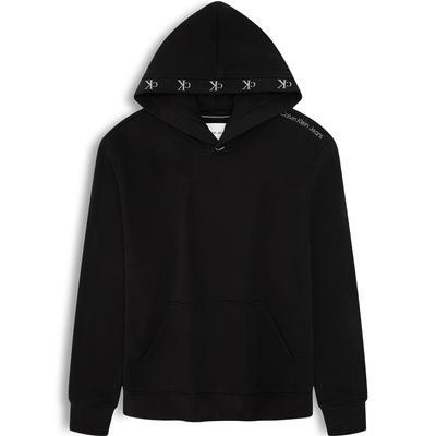 Fashion Loop Letter Jacquard Fleece Hoodie Herren Hoodies Space-Black ZM02448BEH