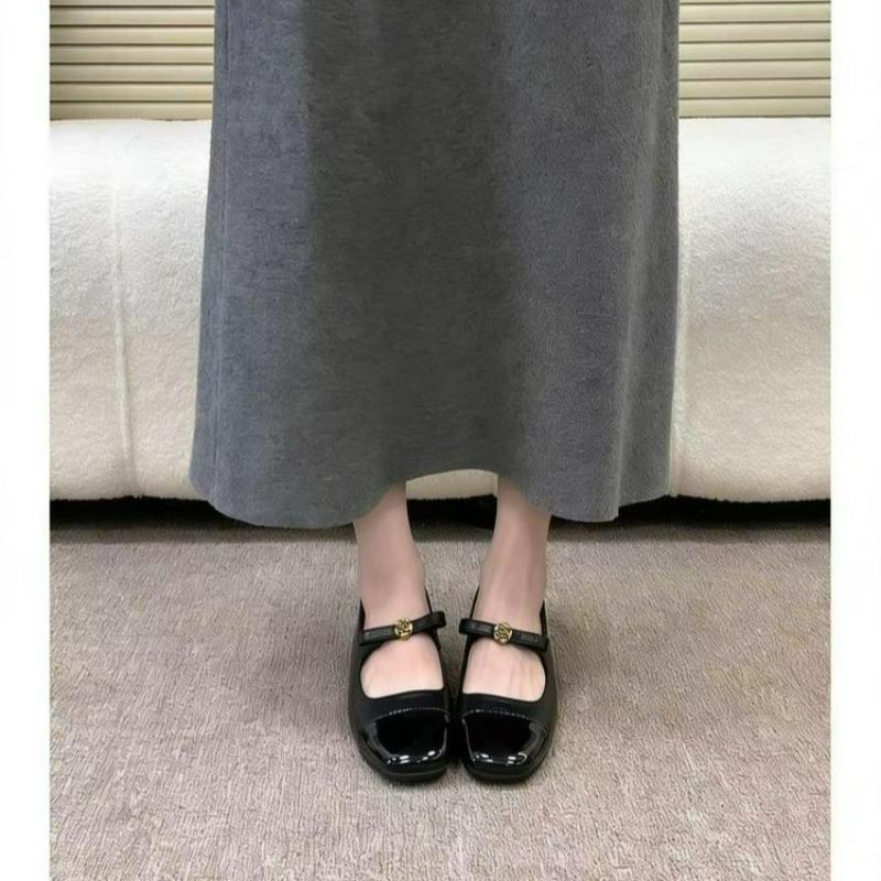 Bow ballet flats spring new fashion Mary Jane single shoes 40