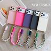 Shockproof Candy Lanyard Case For iPhone 17 16 Pro Max 14 12 11 13 15 Plus Air X XS Short Rope Neck Strap Strap Soft TPU Cover