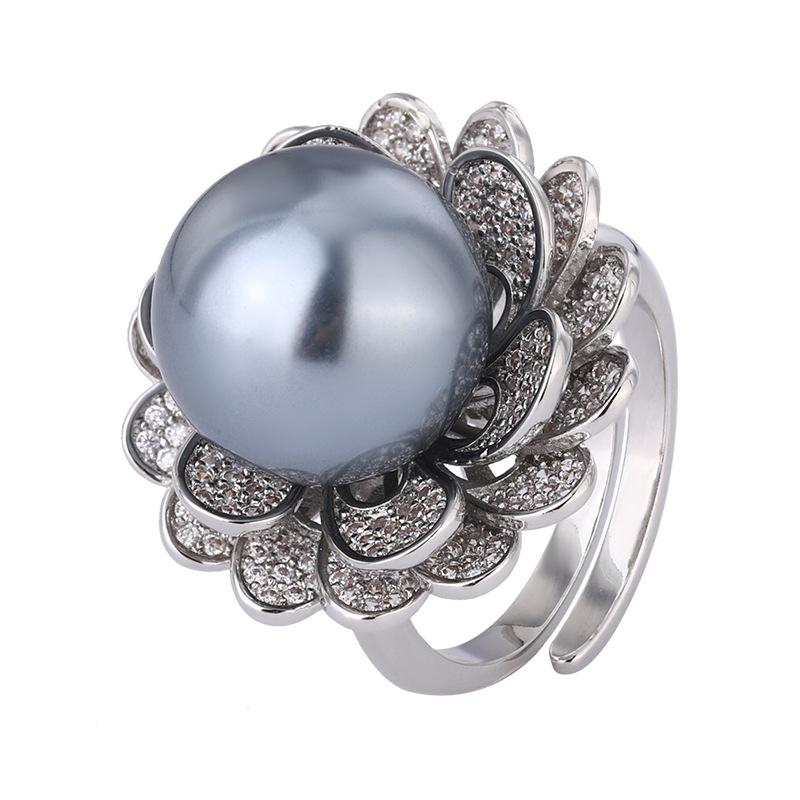 Jewelry Copper Bottom Pearl Plated Retro Lotus Set Female 14Mm