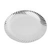 Speiseteller Servierteller Edelstahl Vintage Design Multifunktional Obst Snack Dessert Tablett für Hochzeitsparty 25cm