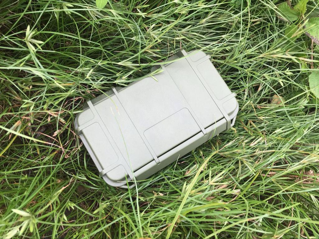 Double-Layer Outdoor SOS Storage Box: Compression-Resistant & Moisture-Proof Sealed Container