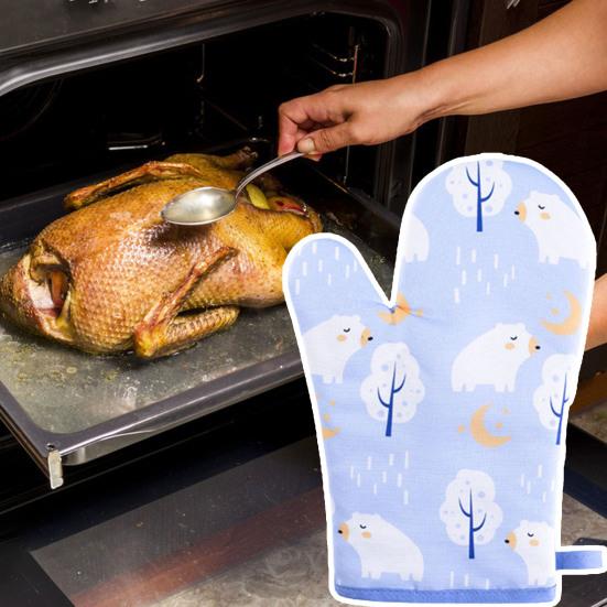 

1шт Премиум Силиконовые перчатки для духовки Теплозащита Мягкие противоскользящие силиконовые перчатки Кухонные принадлежности