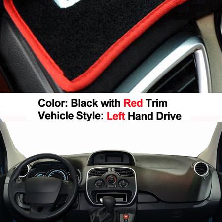 2 Layers Car Dashboard Cover Dash Mat Carpet For Renault Kangoo 2010 - 2019 LHD RHD 2011 2012 2013 2014 2015 2016 2017 2018