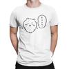 Amazing Cute Chiikawa Smiling T-Shirt Men Pure Cotton T Shirts Japanese Design Short Sleeve Tee 4XL 5XL  Merchandise