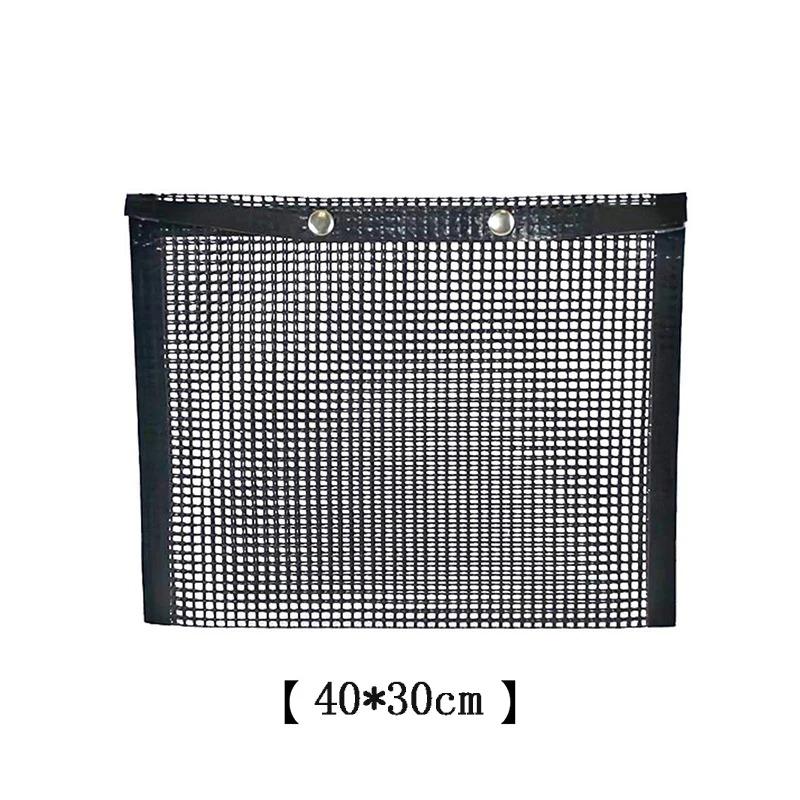 Non-Stick Mesh Grill Bag Barbecue Mat Reusable BBQ Grill Mat Vegetable Meat Cooking Pouch Heat Resistant BBQ Accessories Tools