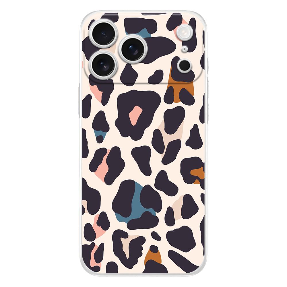 Soft Phone Case For iPhone 17 Air 16E 16 11 15 14 Pro MAX 12 13 7 8 Plus SE Easter Cover Protection Sexy Trendy Leopard Print