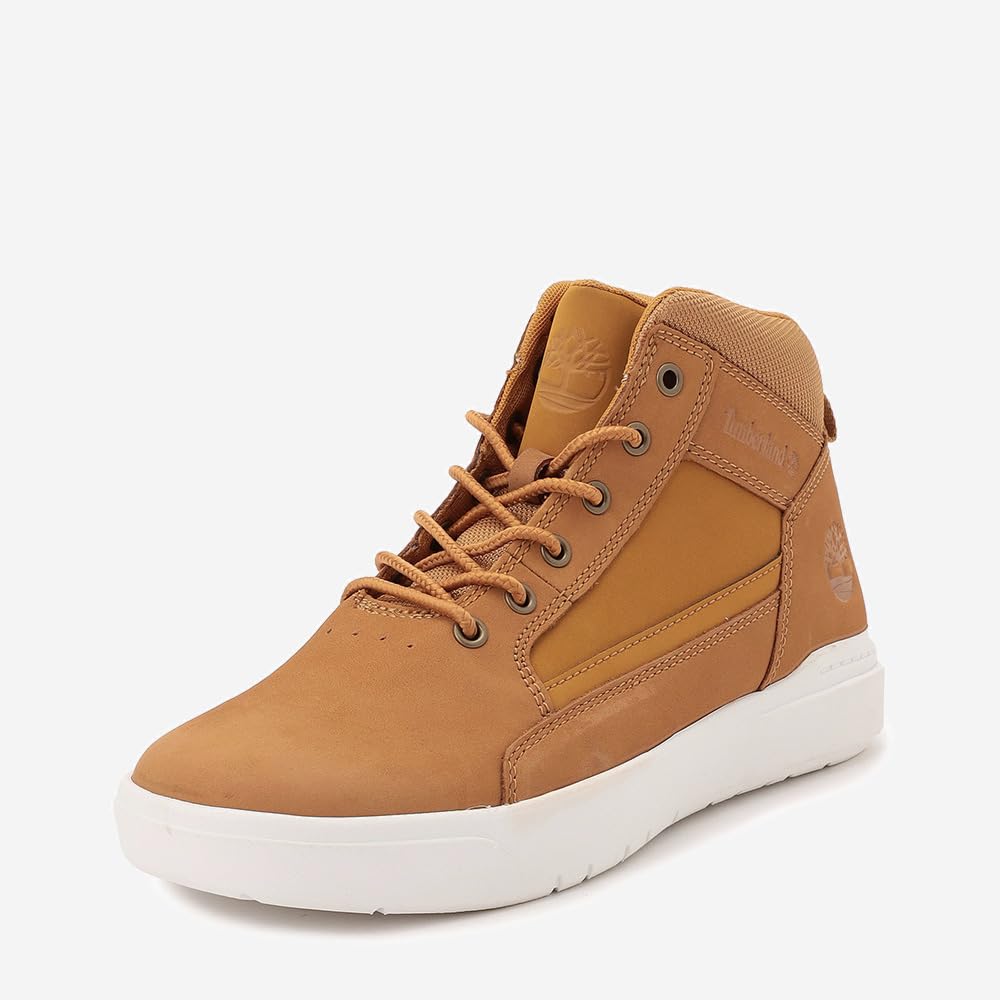 Timberland Allston Mid Wheat Size Men's Sneakers, TB0A65Q17541, Nubuck, 7.0 (25.0cm),