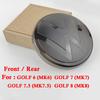 For Volkswagen VW 2pcs Front Rear Emblem For VW Golf 6/Golf 7/Golf 7.5/Golf 8 Not Affect ACC Modified Black Label Flat Mirror VW Logo Sticker zs7
