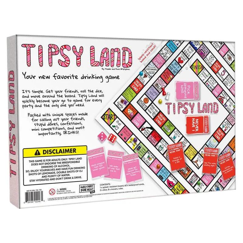 

Настольная игра Land Party Tipsy Card Семейная игрушка для вечеринок Игры для выпивки Забавный реквизит