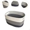 Woven Basket Laundry Breathable Decorative Hamper Storage for Home Dorm Living