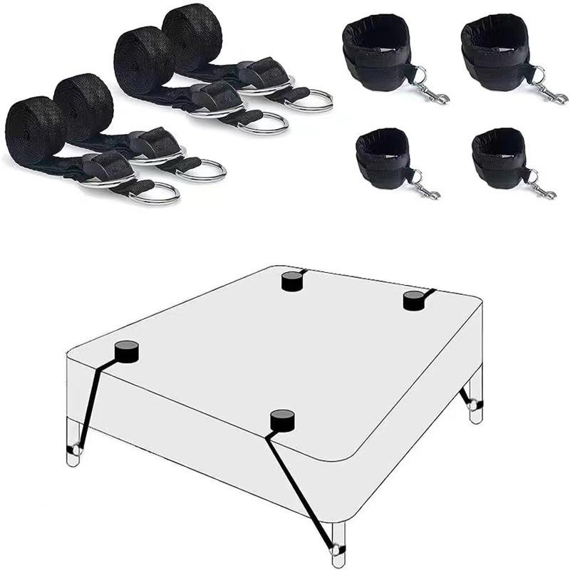 Cross-Border SM Bed Restraint Set for Adults - Hands and Feet Straps Bondage Toy