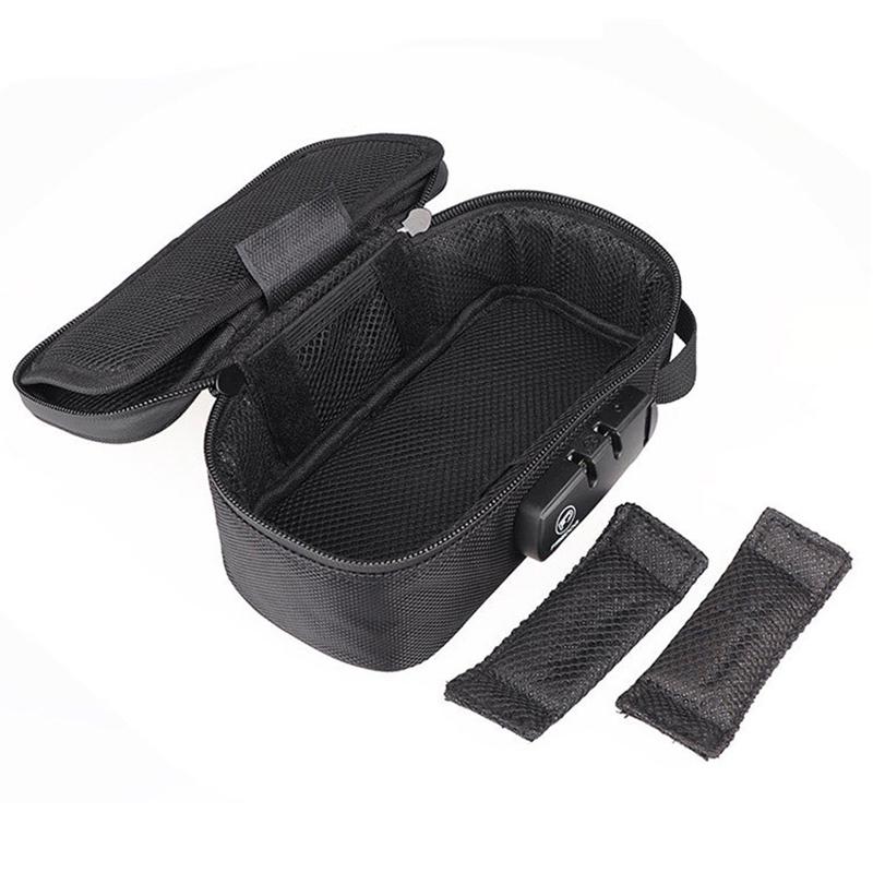 Smell Proof Carbon Lined Carry Stash Bag With Lock Discreet Secure Case