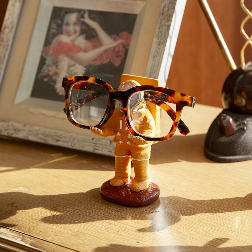 Dulton Astronaut Glasses Holder Orange Keeps your precious glasses safe Glasses display Astronaut ORANGE Height Width Depth - - stand, holder, - - -