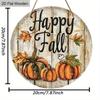 Garden decorations,autumn harvest festival decorations,wooden hanging decorative signs,"happy fall" signs, Pumpkin pattern,2D flat products