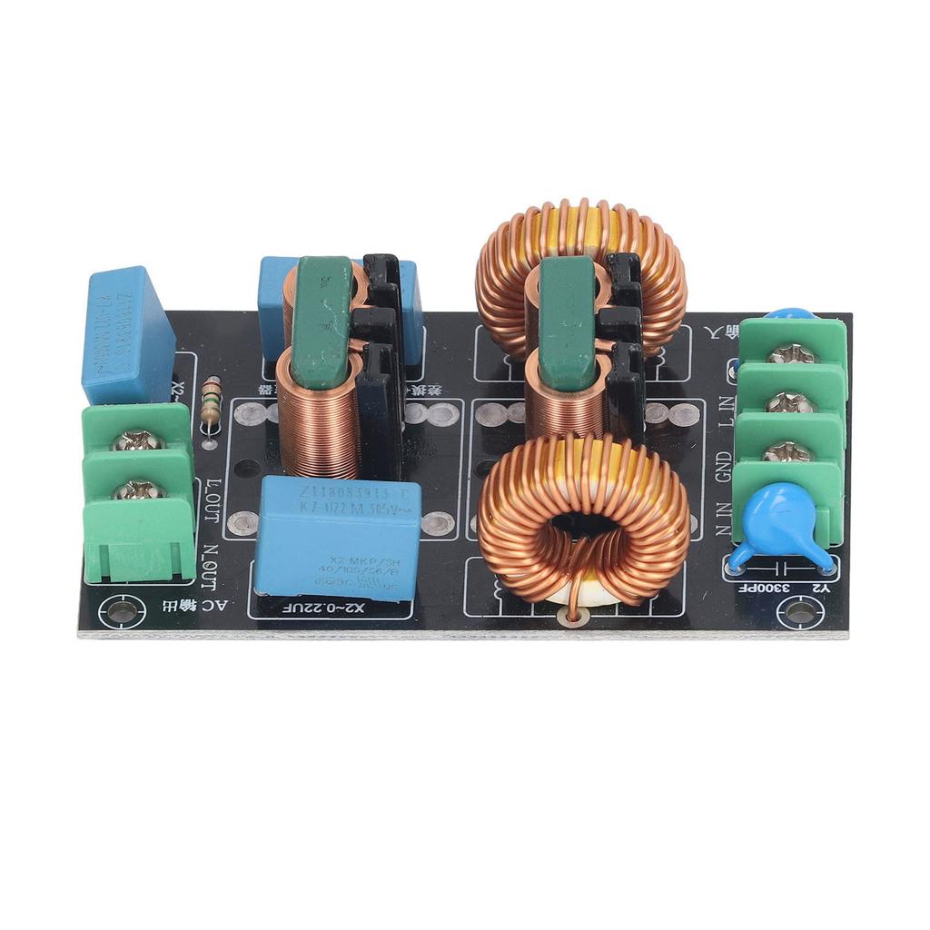 10A 3 Stage EMI EMC Power Filter Single Phase FCC Anti Interference Module Power Supply Filter AC 11