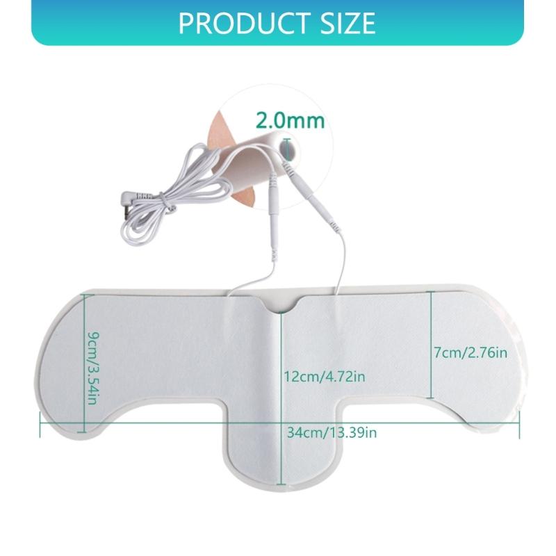 Comfortable Adhesive Electrodes Pad Massage Patches Large Size Reusable for Home and Gym Applications
