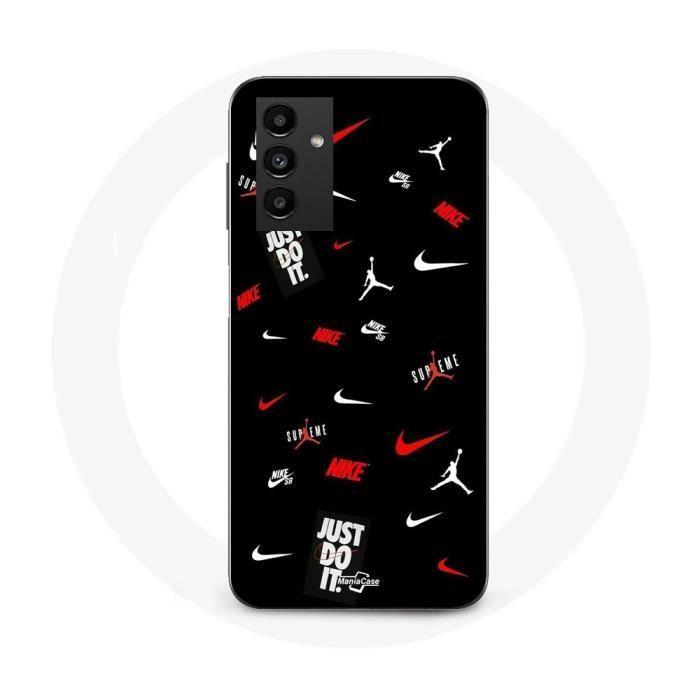Coque - Maniacase - Samsung Galaxy A14 4G - Nike Jordan - Silicone - Souple schwarz