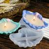 Creative Silicone Mold for Making Beautiful Shell Waved Plates and Scented Plaster Candle Holders Decoration